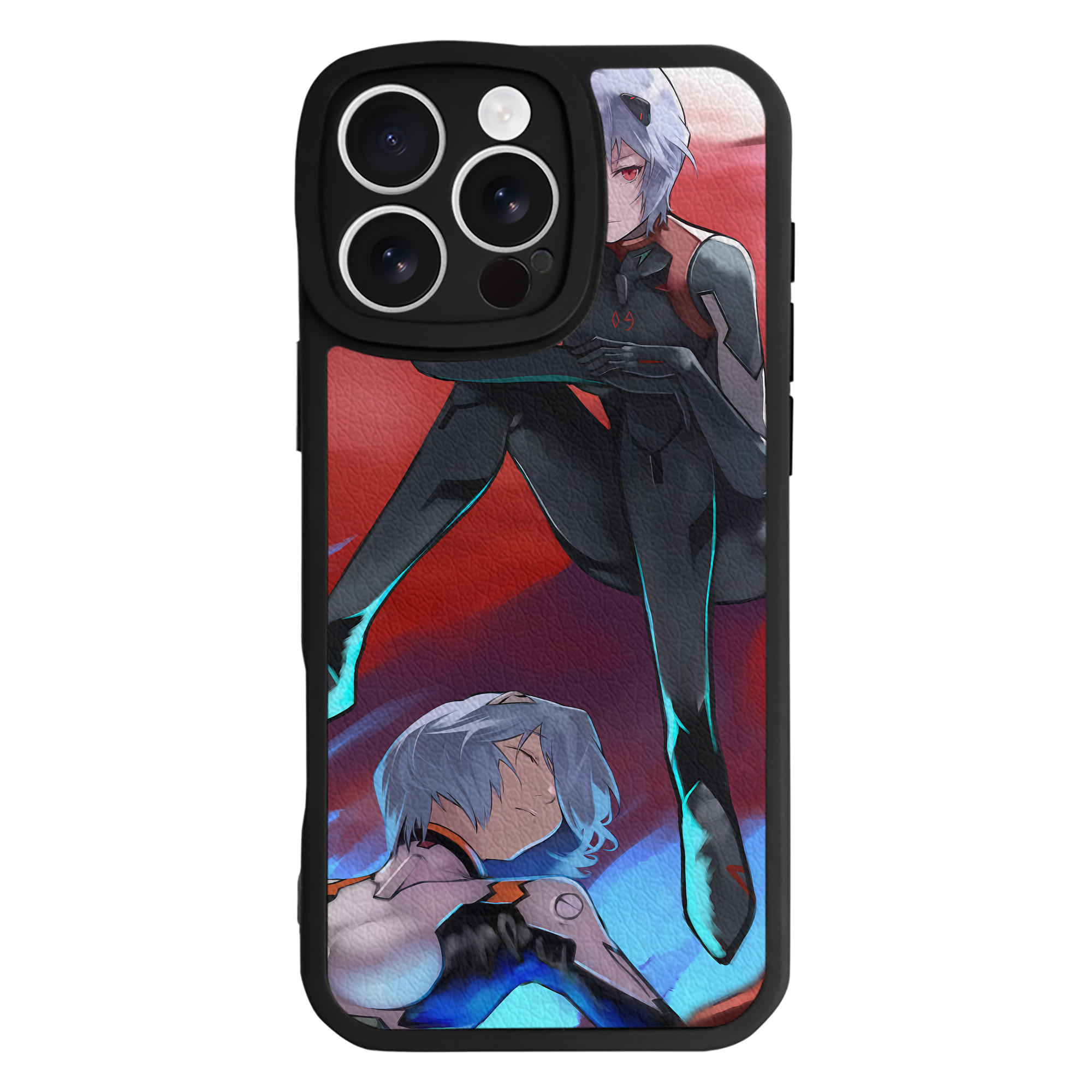 （画像用） EVA 新世紀エヴァンゲリオン 【iPhone 16シリーズ対応】シリコンスマホケース（レザー調） 材質：シリコン